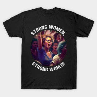 Strong women, strong world! T-Shirt